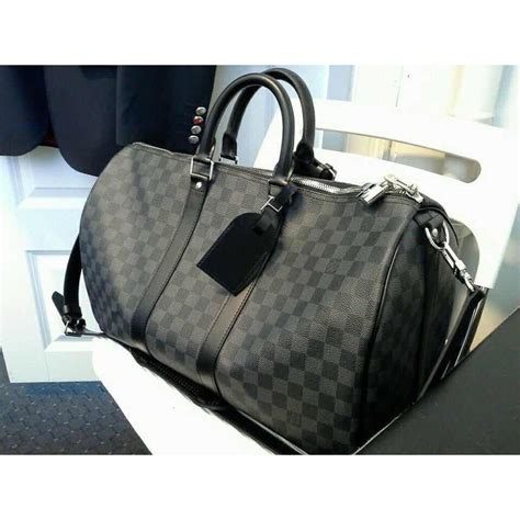 black louis vuitton bag ebay|Louis Vuitton black checkered bag.